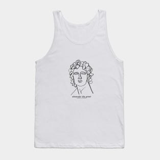 Alexander the Great statue Tank Top